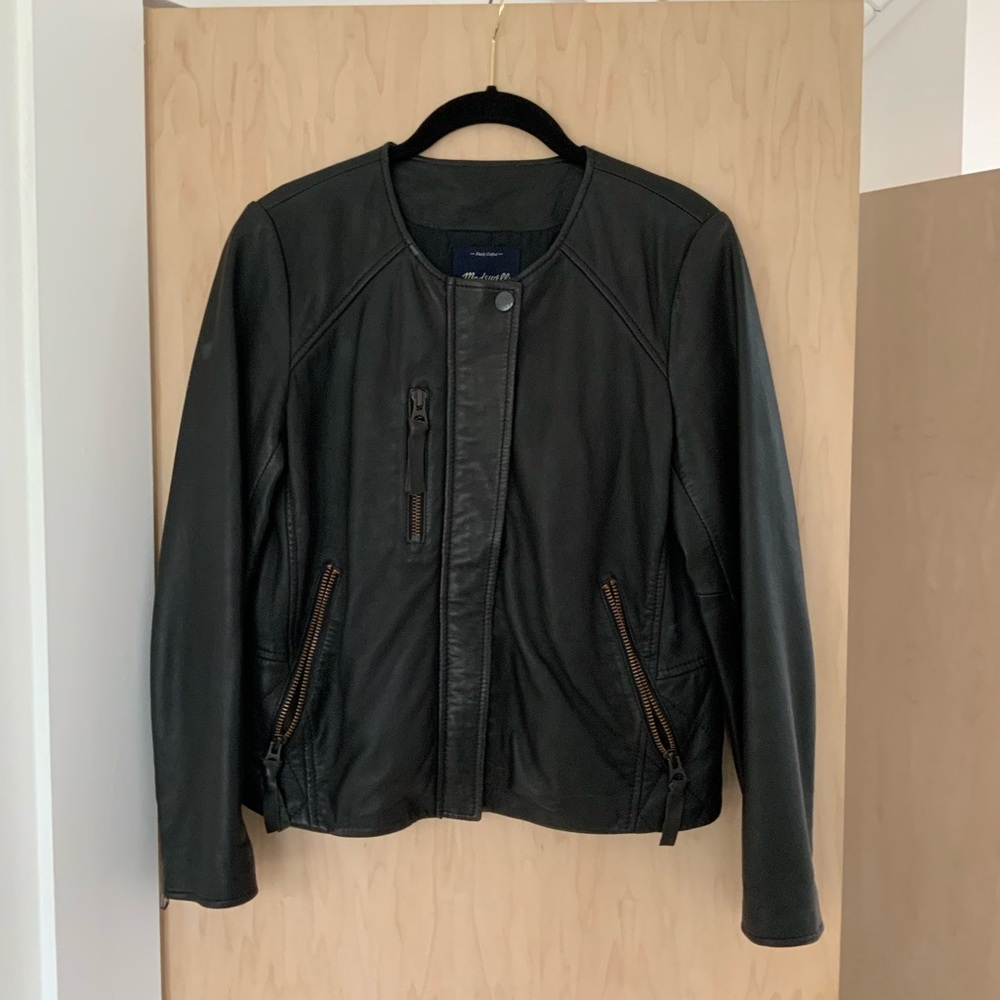 Madewell leather jacket size M